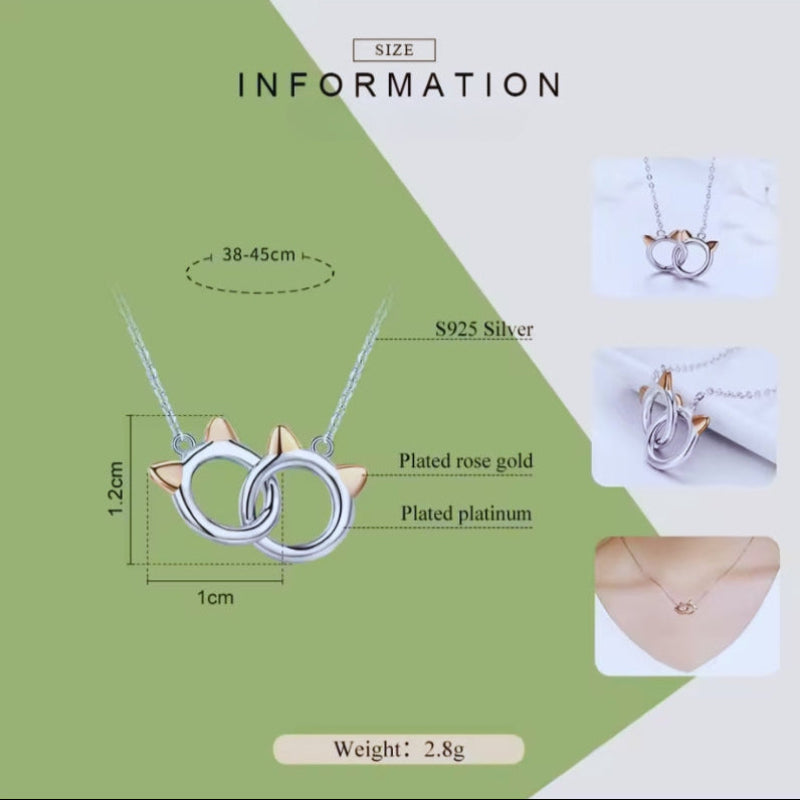 cat necklace for women - Cute Cats Store
