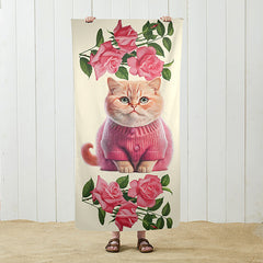 cat themed bath towels - Cute Cats Store
