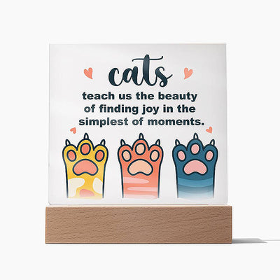 Cat Acrylic Plaque - Cute Cats Store