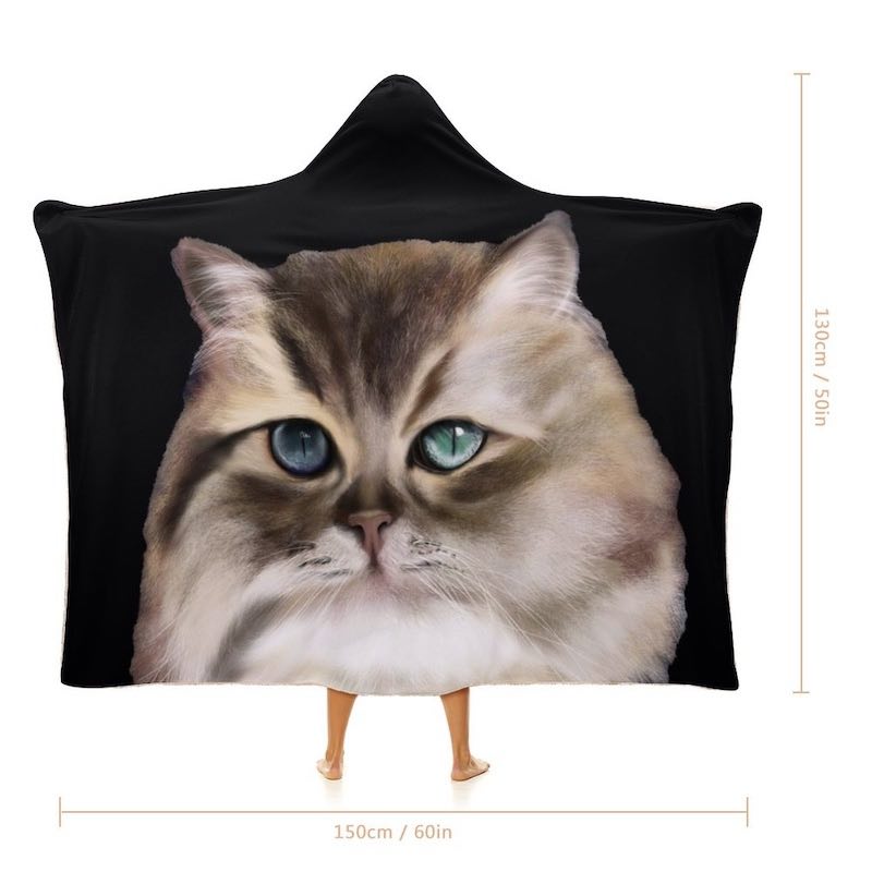 Cat Lover Hooded Blanket - Cute Cats Store