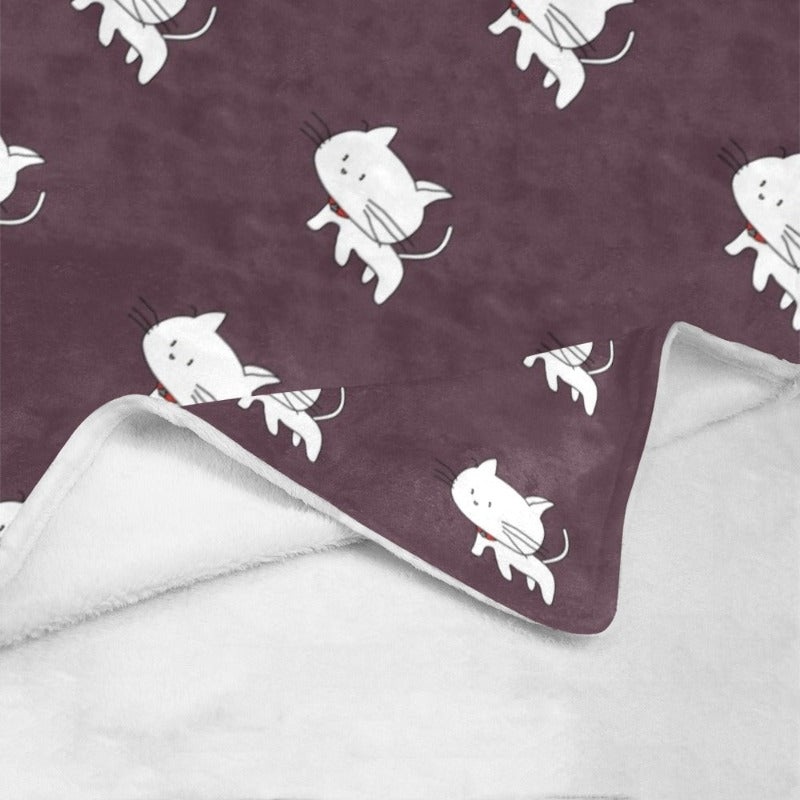 fleece blanket with cats - Cute Cats Store