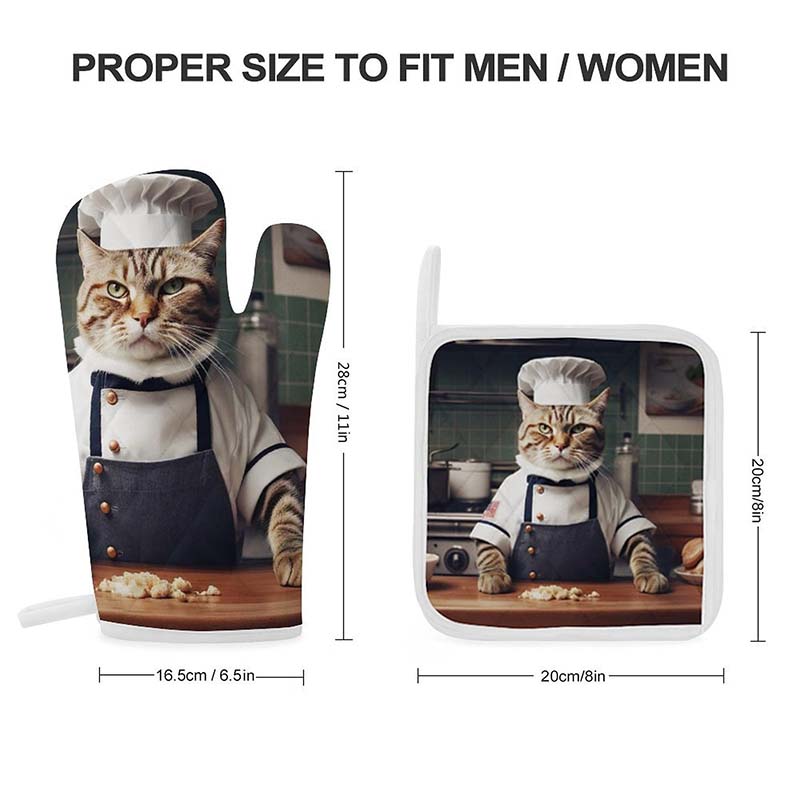 cat themed oven mitts - Cute Cats Store