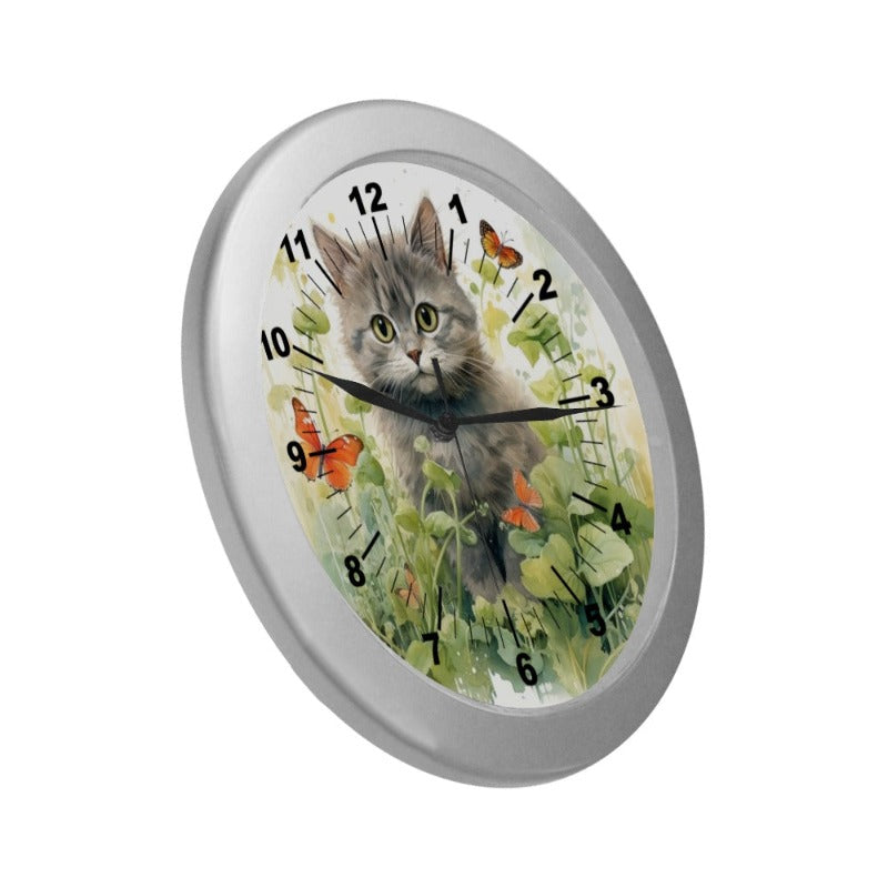 quartz cat wall clock - Cute Cats Store