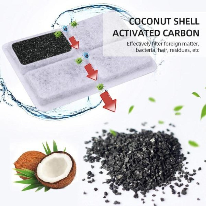 Activated Carbon Filter for 1.8L LED Fountain - Cute Cats Store