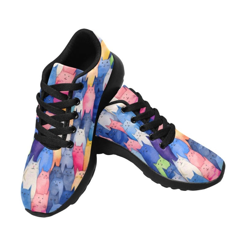 cat print sneakers - Cute Cats Store