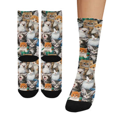 crew socks with designs - Cute Cats Store