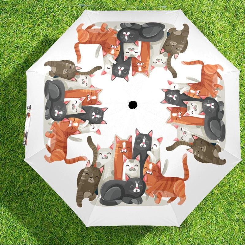 Foldable Umbrella - Cute Cats Store