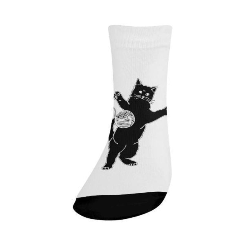 crew socks with designs - Cute Cats Store