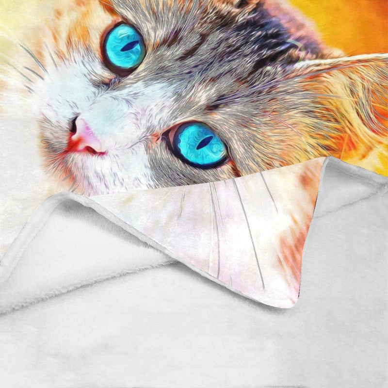 fleece blanket with cats - Cute Cats Store