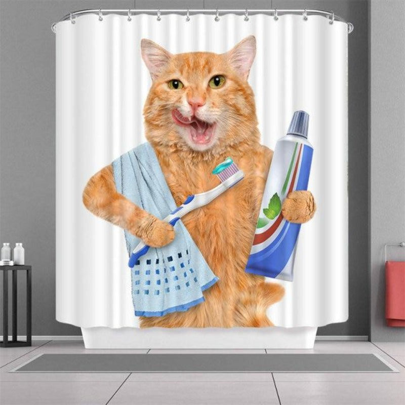 cat Shower Curtain - Cute Cats Store