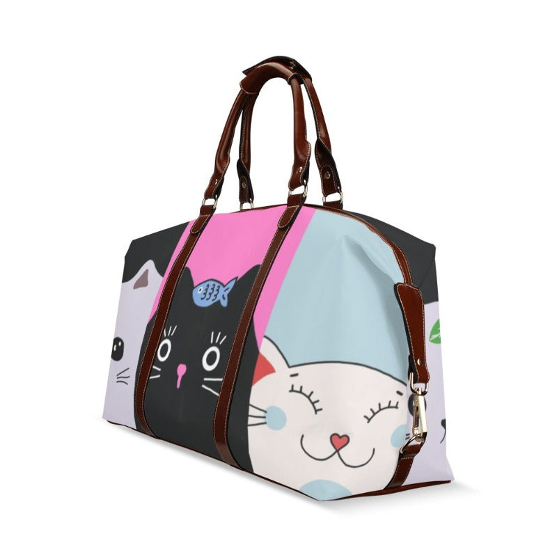 cat print travel bag - Cute Cats Store
