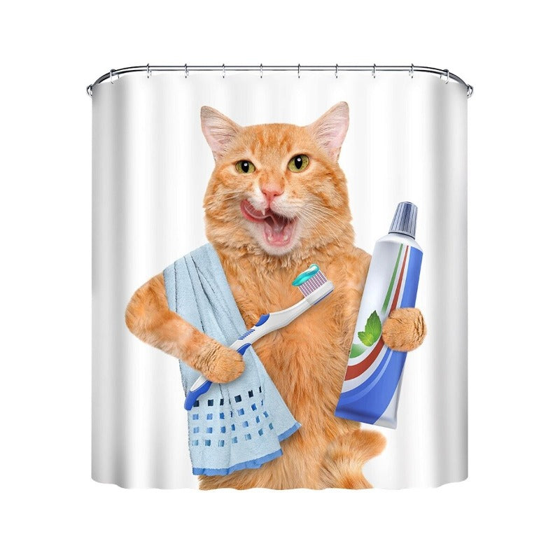 cat design shower curtain - Cute Cats Store