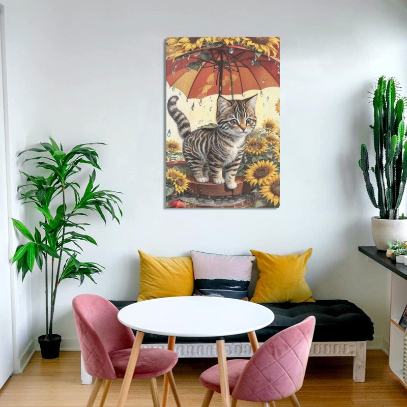 cat canvas wall art - Cute Cats Store