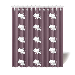 brown shower curtain - Cute Cats Store