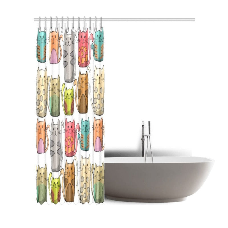 cute shower curtain - Cute Cats Store