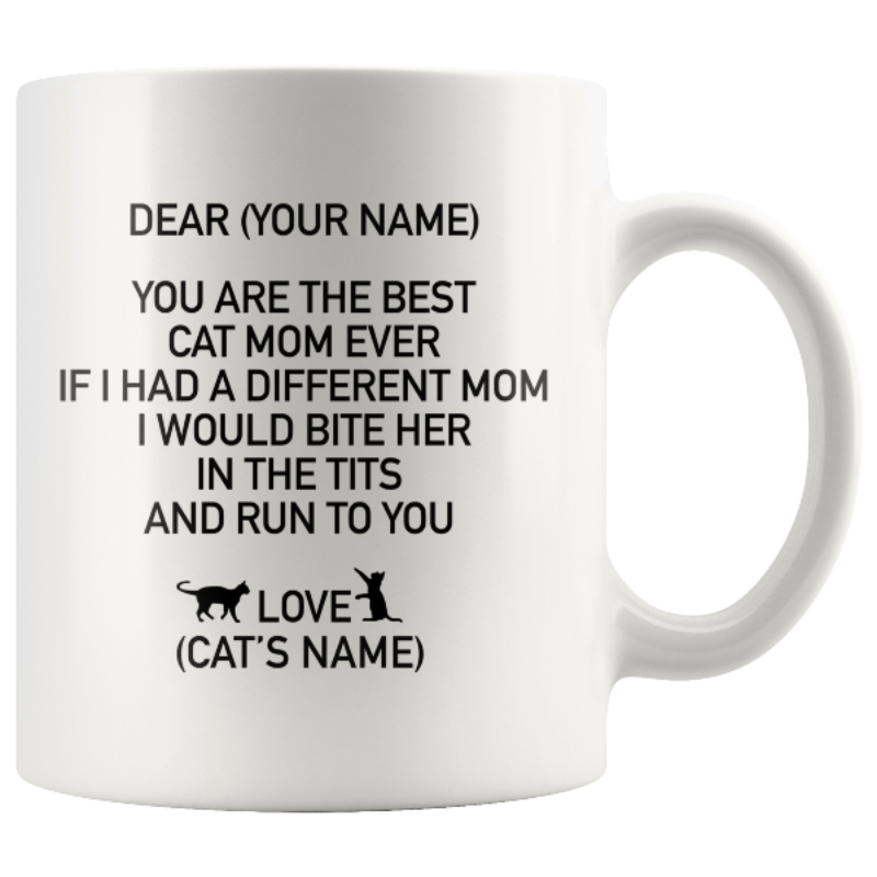 Personalized Cat Mug - Custom Name Cat Mom Gifts, Cat Gifts For Women, –  Cute Cats Store