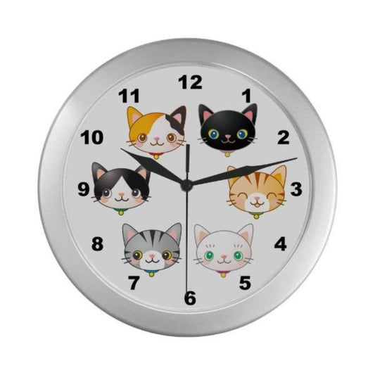 cat clock - Cute Cats Store