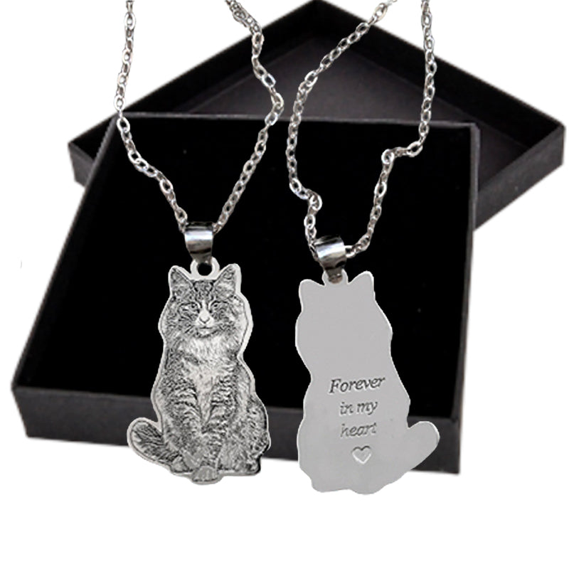 Personalized Cat Necklace - Cute Cats Store