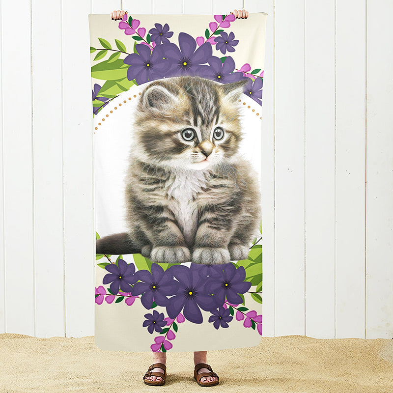 cat themed bath towels - Cute Cats Store
