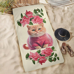 cat bath towel - Cute Cats Store