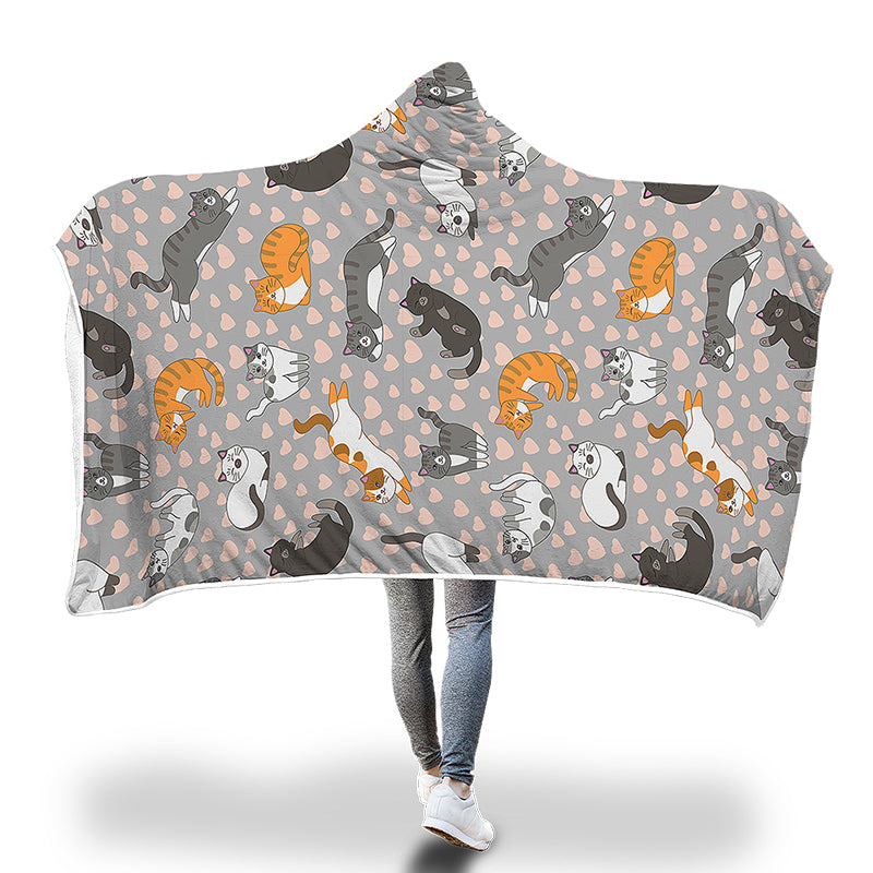 Cat Hooded Blanket - Cute Cats Store