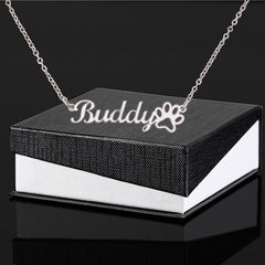 cat name necklace - Cute Cats Store