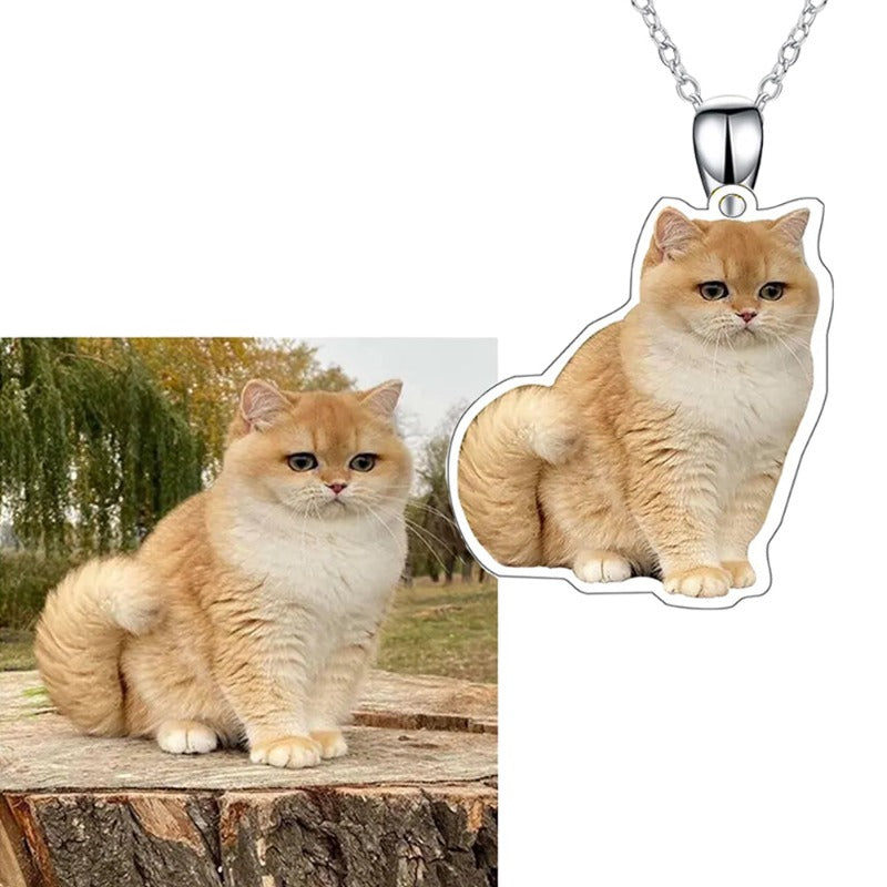cat photo necklace - Cute Cats Store