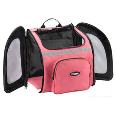 Cat Backpack Carrier Pink 13.5" x 9.45" x 15.75"