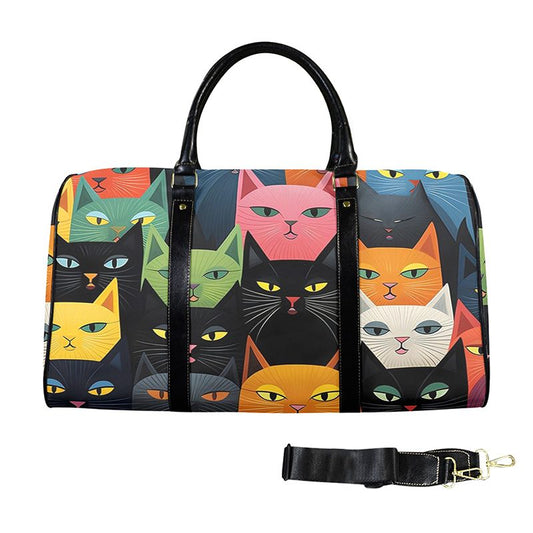 Cat Themed Large Travel Bag Cat Lover Present