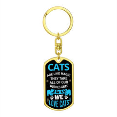 graphic keychain - Cute Cats Store