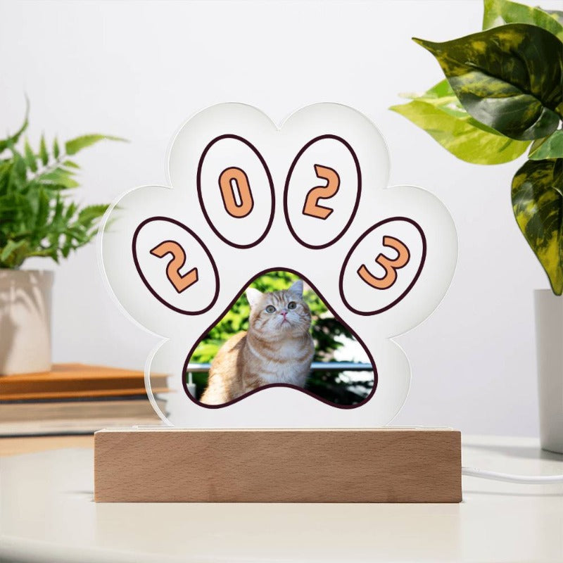 cat paw acrylic plaque - Cute Cats Store