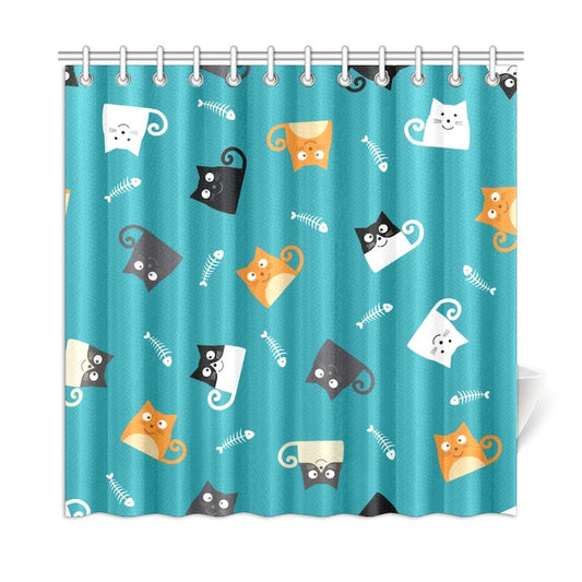 cat shower curtains - Cute Cats Store
