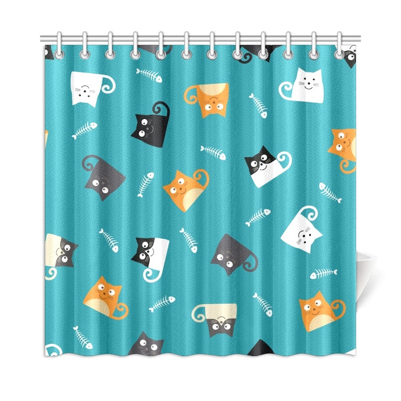 cat shower curtains - Cute Cats Store