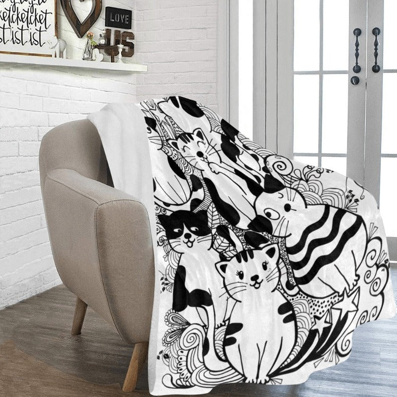 cat themed blanket - Cute Cats Store