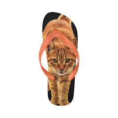 Red Cat Flip Flops Cat Lover Gifts