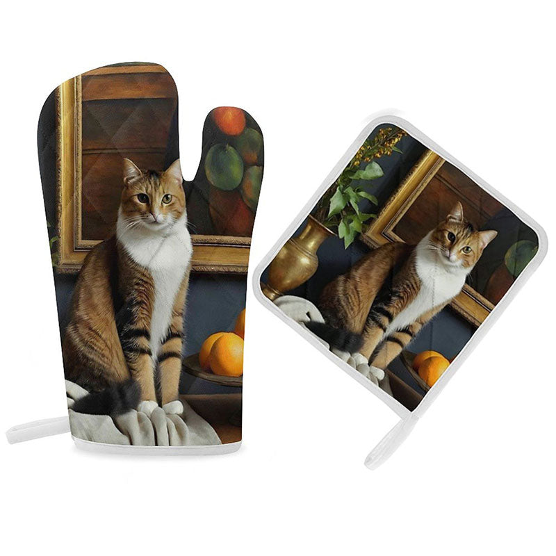 cat print oven mitts - Cute Cats Store