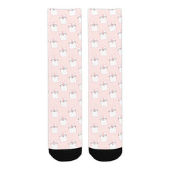 Pink Cat Socks - Cute Cats Store