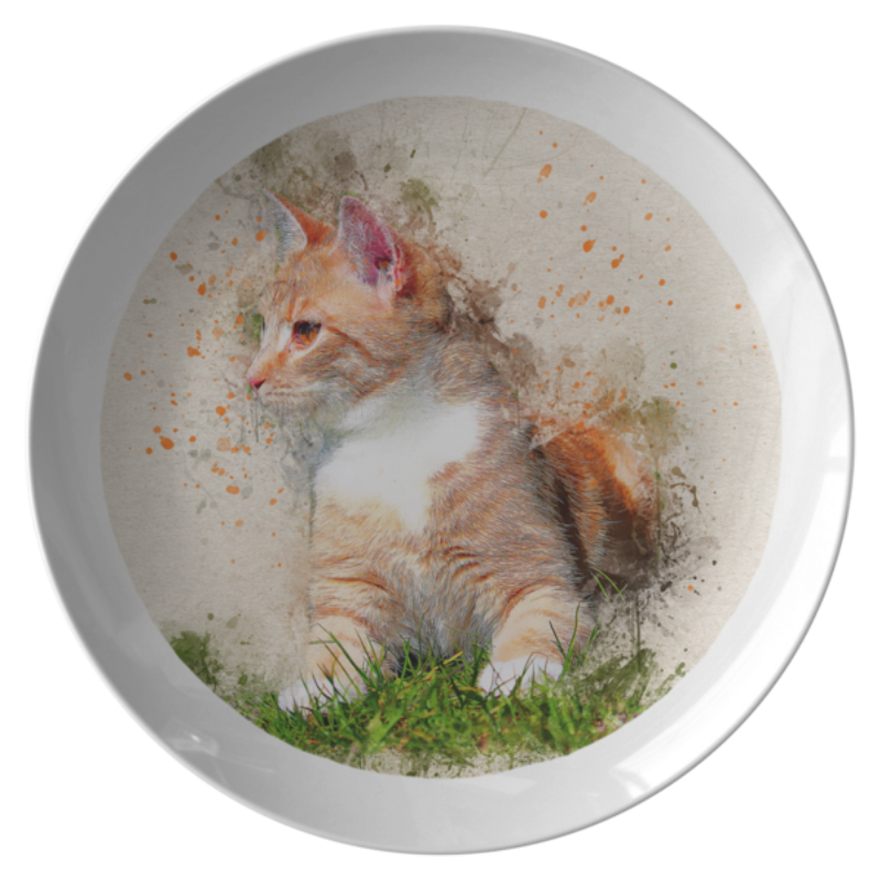 cat plate - Cute Cats Store