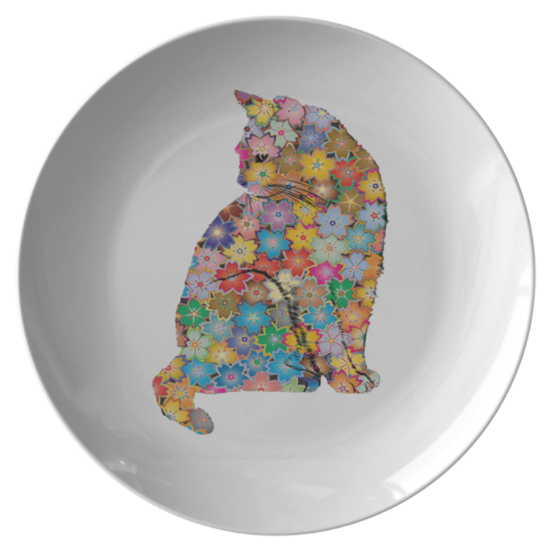 Cat Dinner Plate - Cute Cats Store