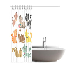 shower curtain - Cute Cats Store