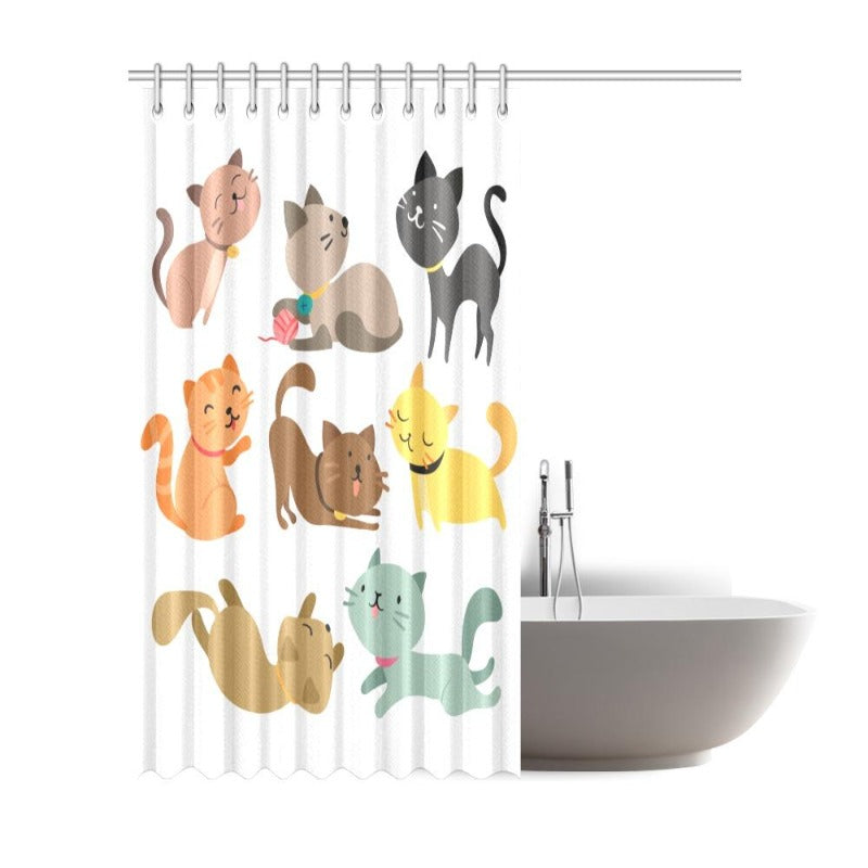 cute shower curtain - Cute Cats Store