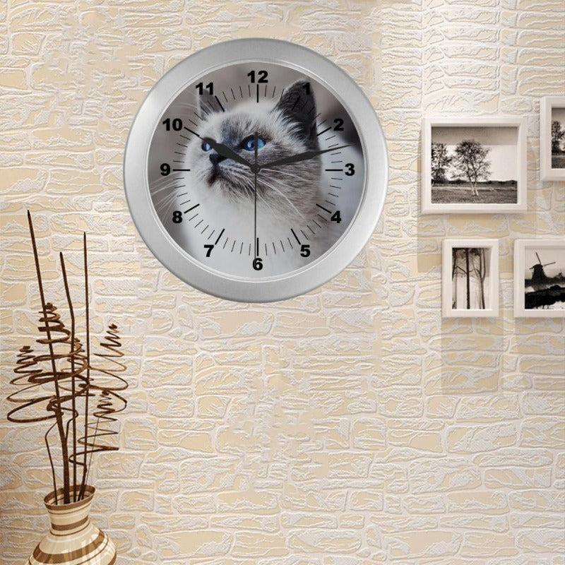siamese wall clock - Cute Cats Store