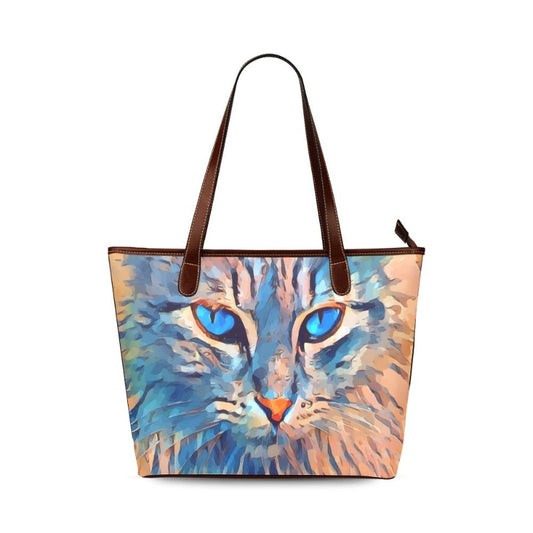 Cat Print Tote Bag - Cute Cats Store