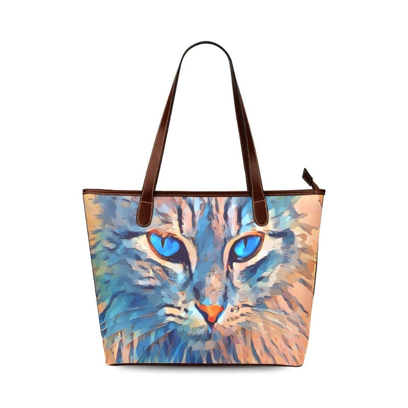 Cat Print Tote Bag - Cute Cats Store