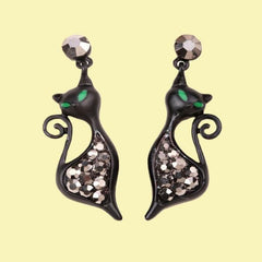 black cat earrings - Cute Cats Store