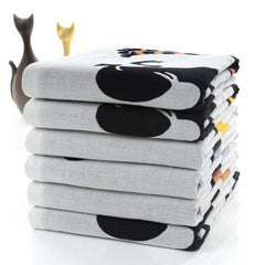cat themed cotton towels - Cute Cats Store