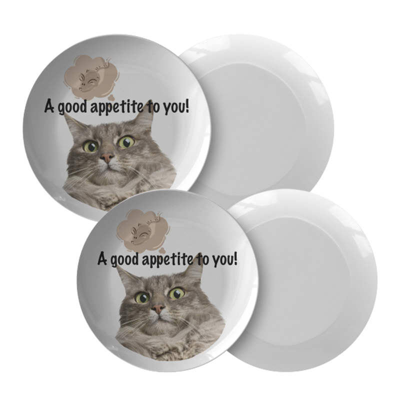 funny dinner plates - Cute Cats Store