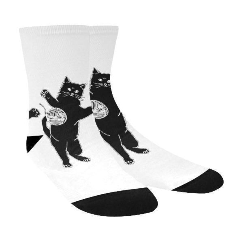 Black Cat Unisex Socks - Cute Cats Store
