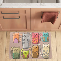 cat kitchen rugs - Cute Cats Store