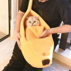 Banana Cat Bed Soft Cozy Pet Beds Medium Large Cute Cats Store